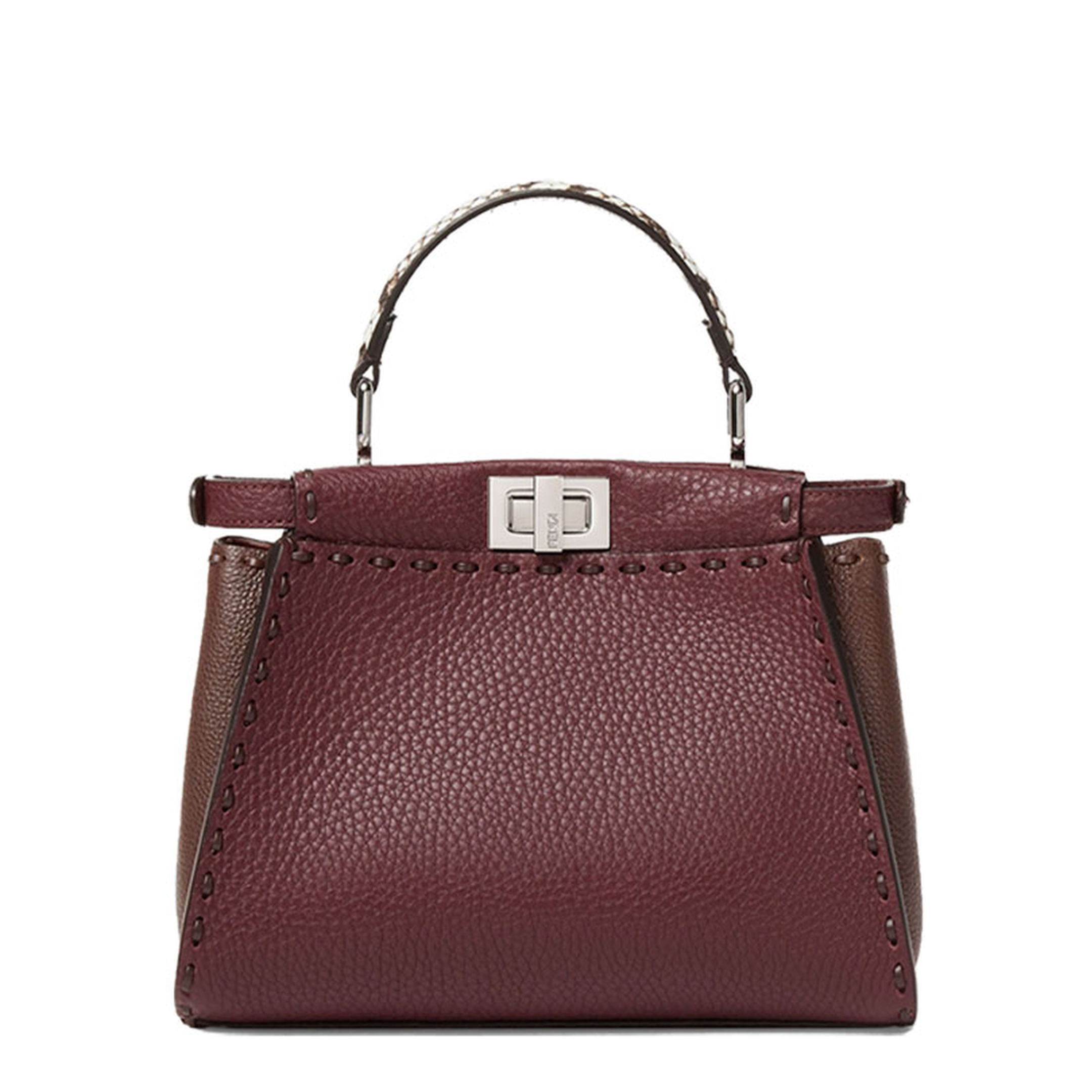 MAYFEYR - Fendi - Two-Tone Peekaboo Mini Bag - 8BN244AWP3