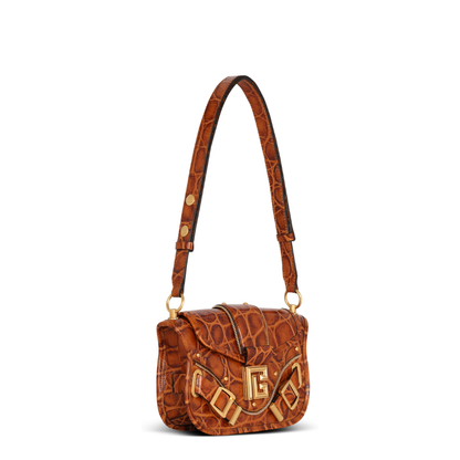 Blaze Bag in Crocodile-Print Leather