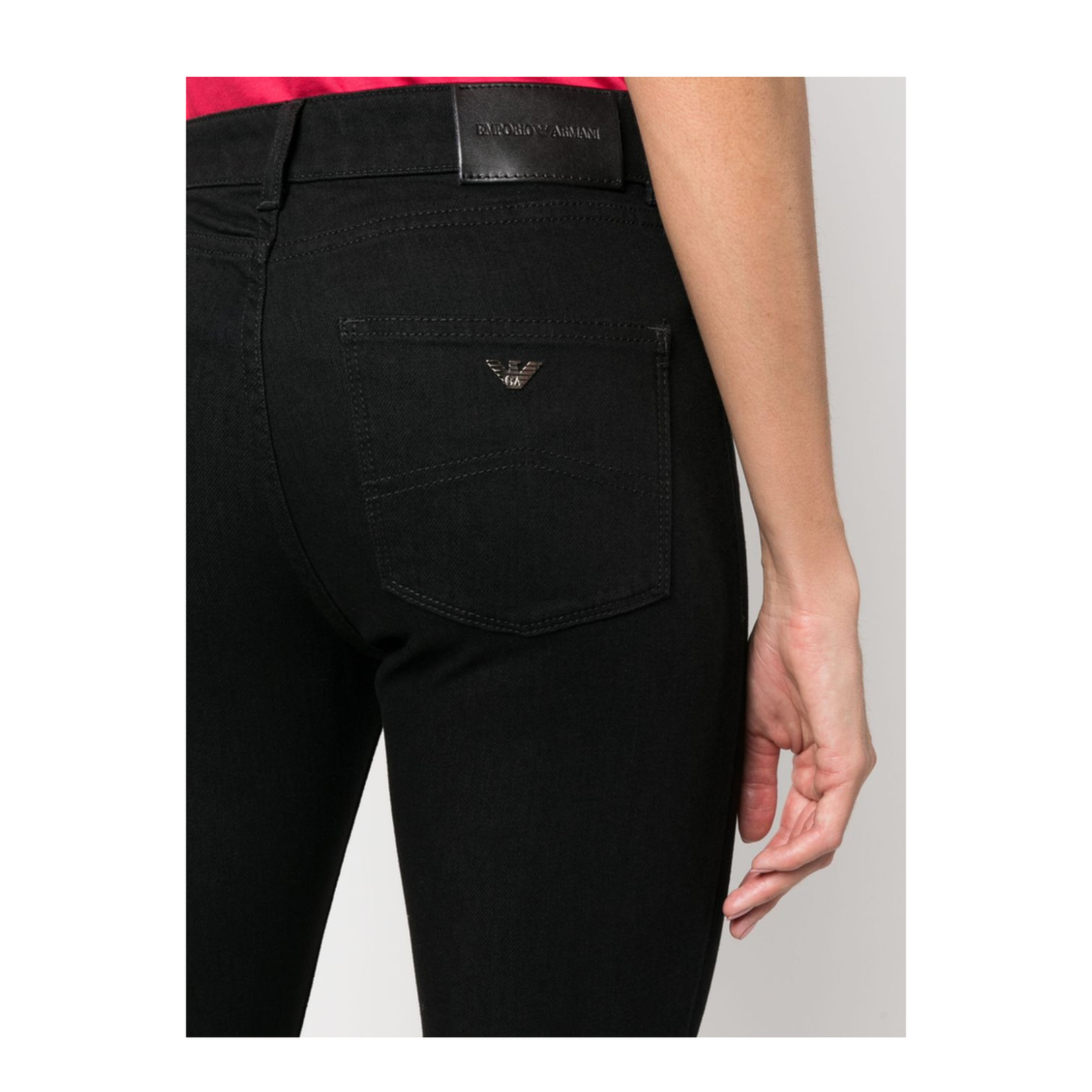 High-rise Skinny-leg Jeans in Comfort Denim