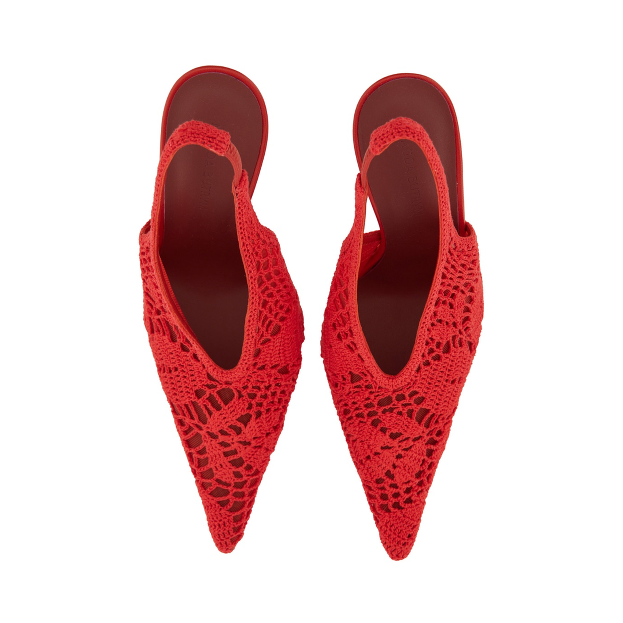 MAYFEYR - Magda Butrym - Crochet Slingback - 523725RED