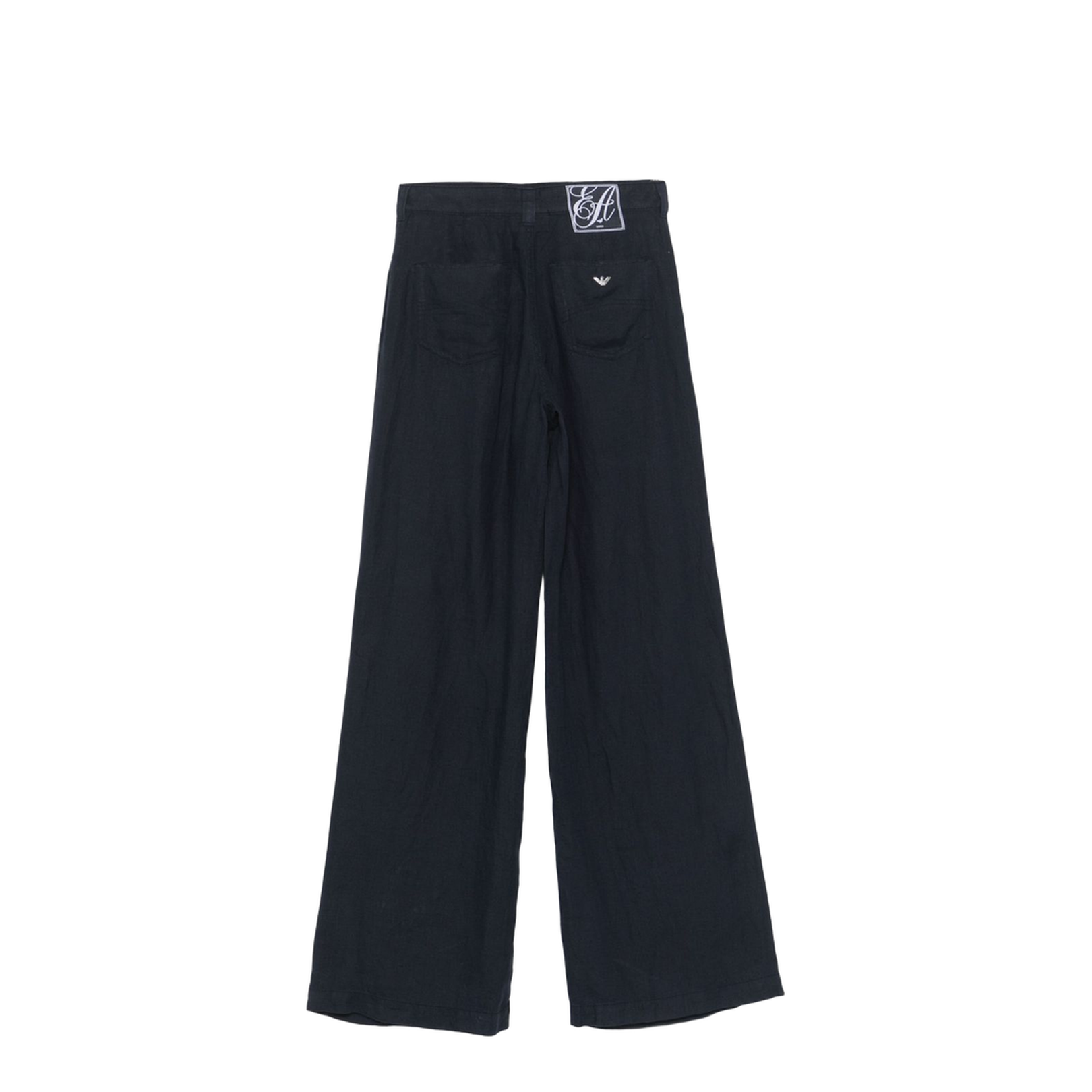 Wide-leg linen trousers