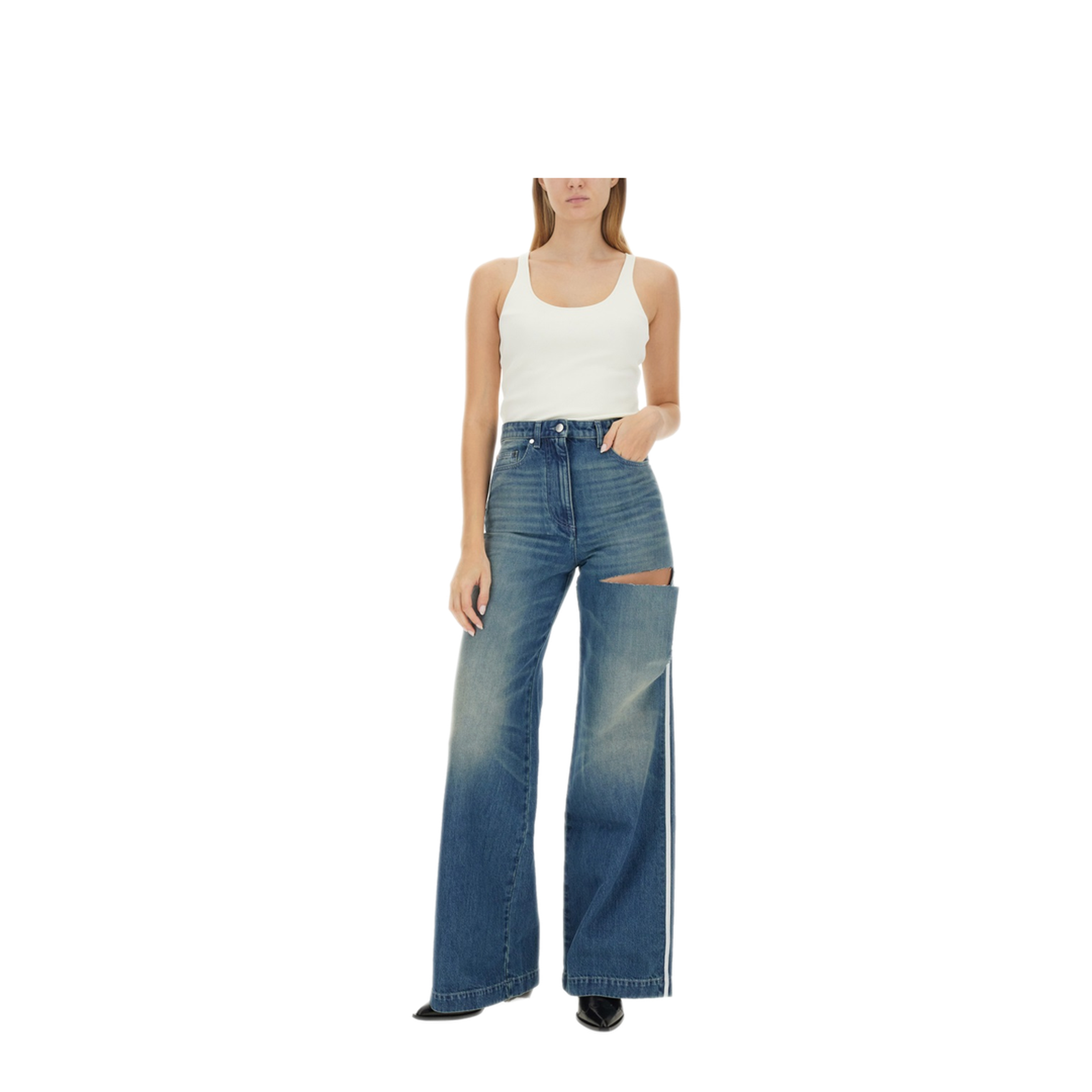 MAYFEYR - PETER DO - Wide Jeans - U171DECO053POWDERBLU