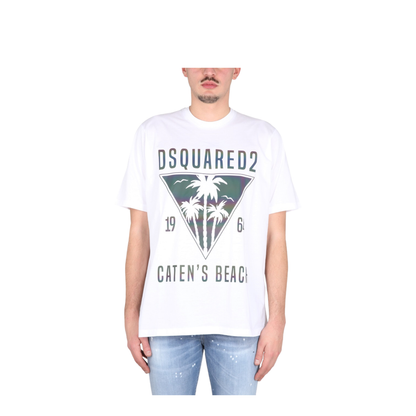 MAYFEYR - Dsquared2 - T-Shirt D2 Caten'S Beach - S74GD1091S23009100