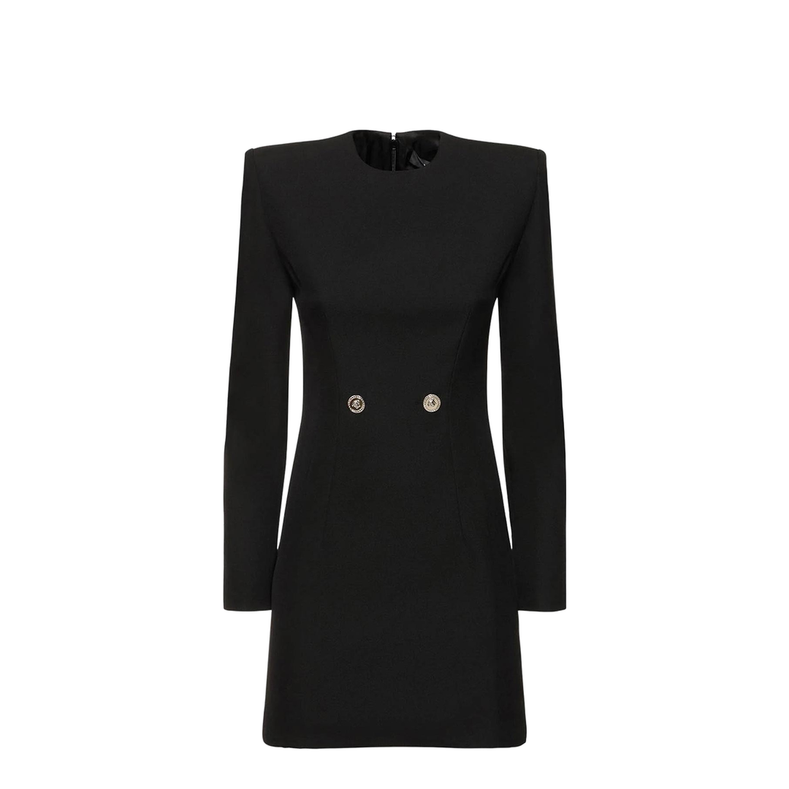 Mini Grain De Poudre Dress In Black