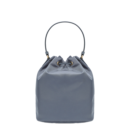 Duet bucket bag in aviator blue Re-Nylon
