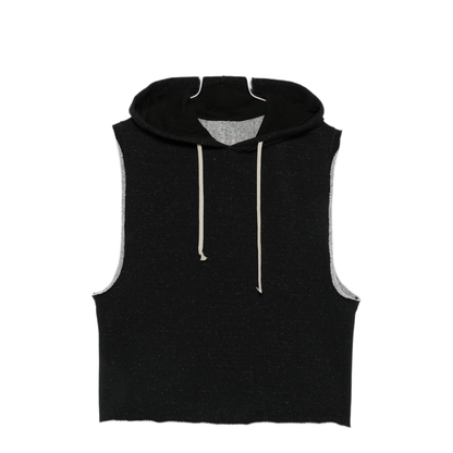 MAYFEYR - Rick Owens - Sweatshirt Vest With Drawstring Hood - RU02F4153WFE09