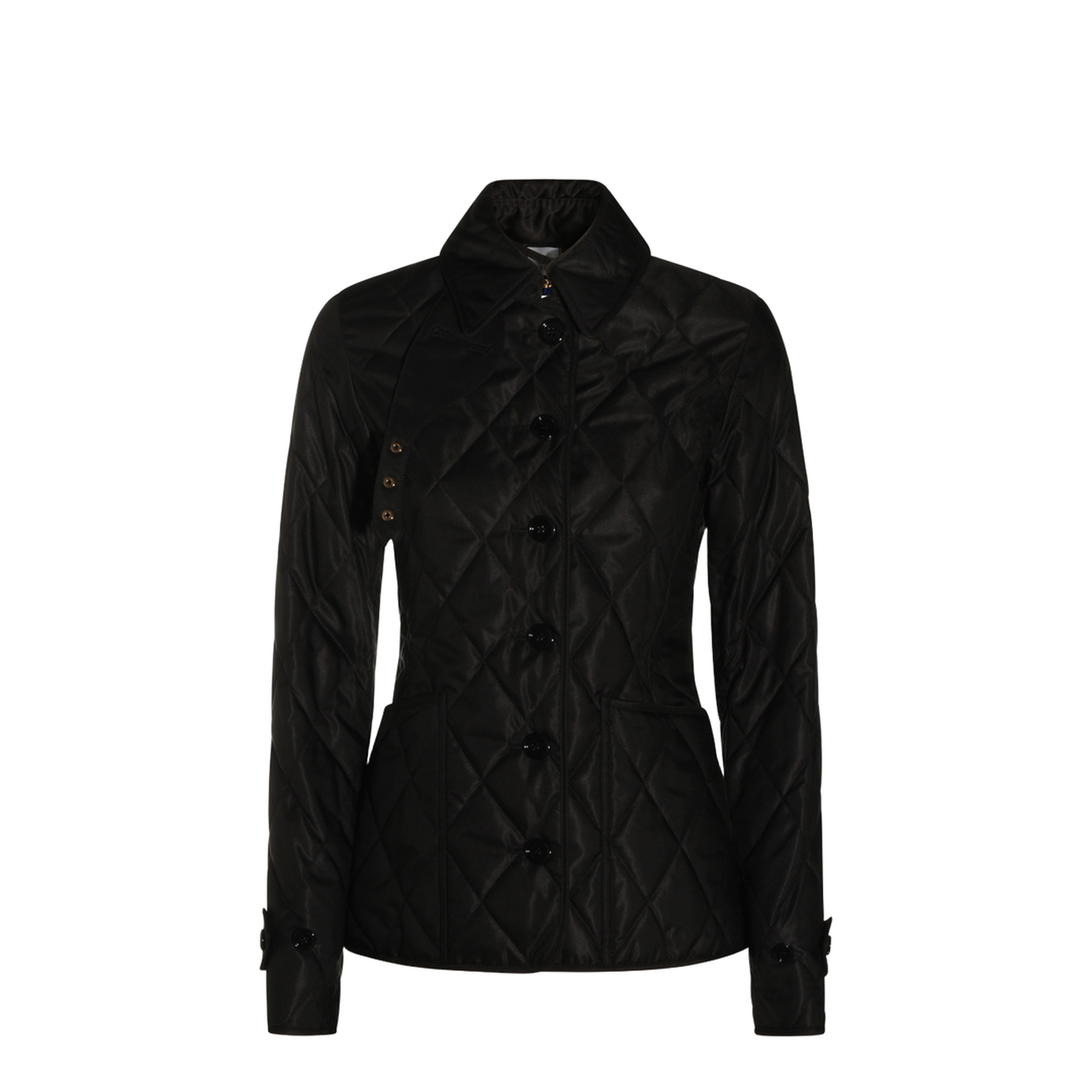 Quilted Jacket In Black