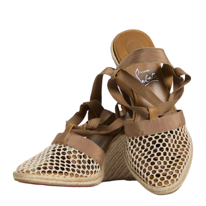 MAYFEYR - Christian Louboutin - Toleda Espadrille Sandals - 12605667251BROWN