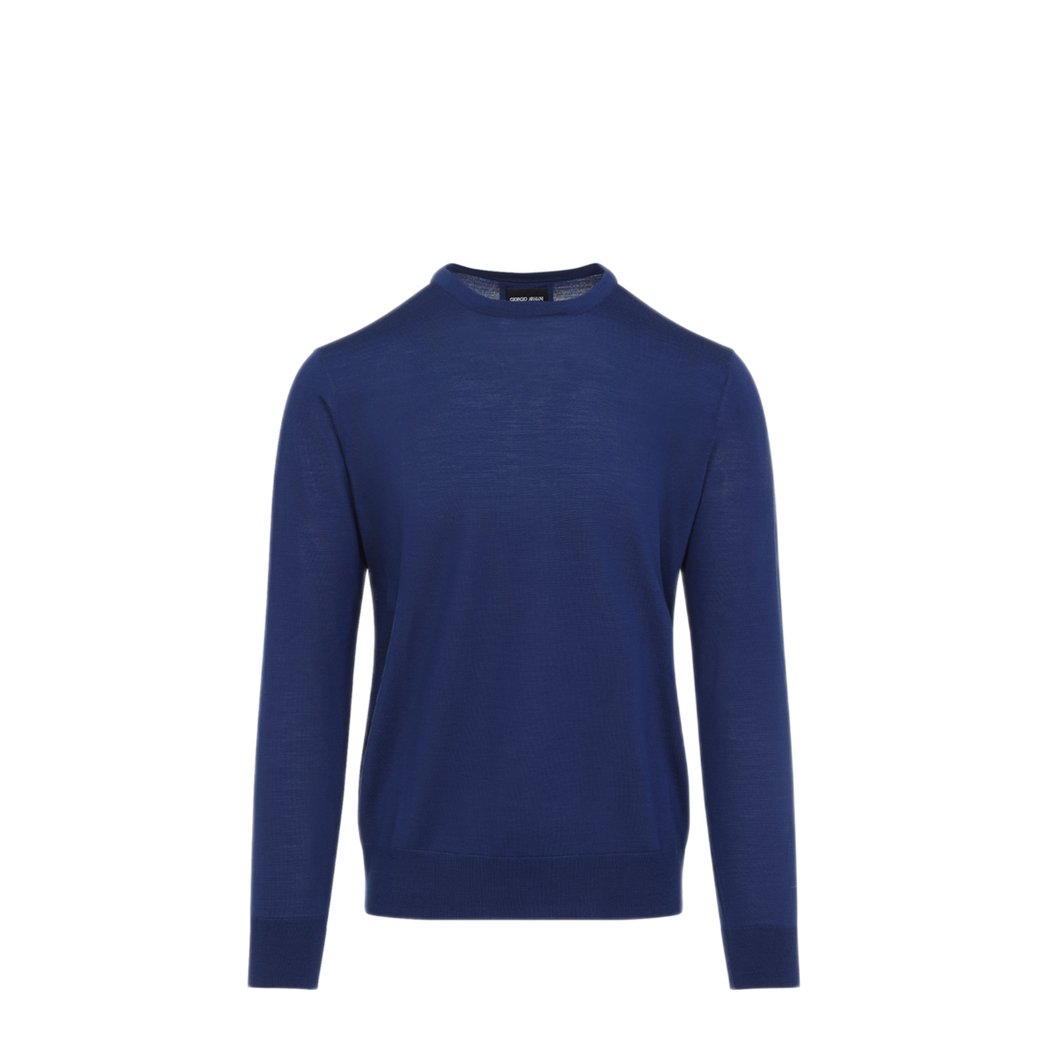 MAYFEYR - GIORGIO ARMANI - Royal Blue Virgin Wool Sweater - 8NSM01SM99ZUB130