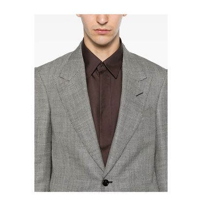 MAYFEYR - Tom Ford - Herringbone-Pattern Wool Blend Blazer - JDSG02WSS59NWA