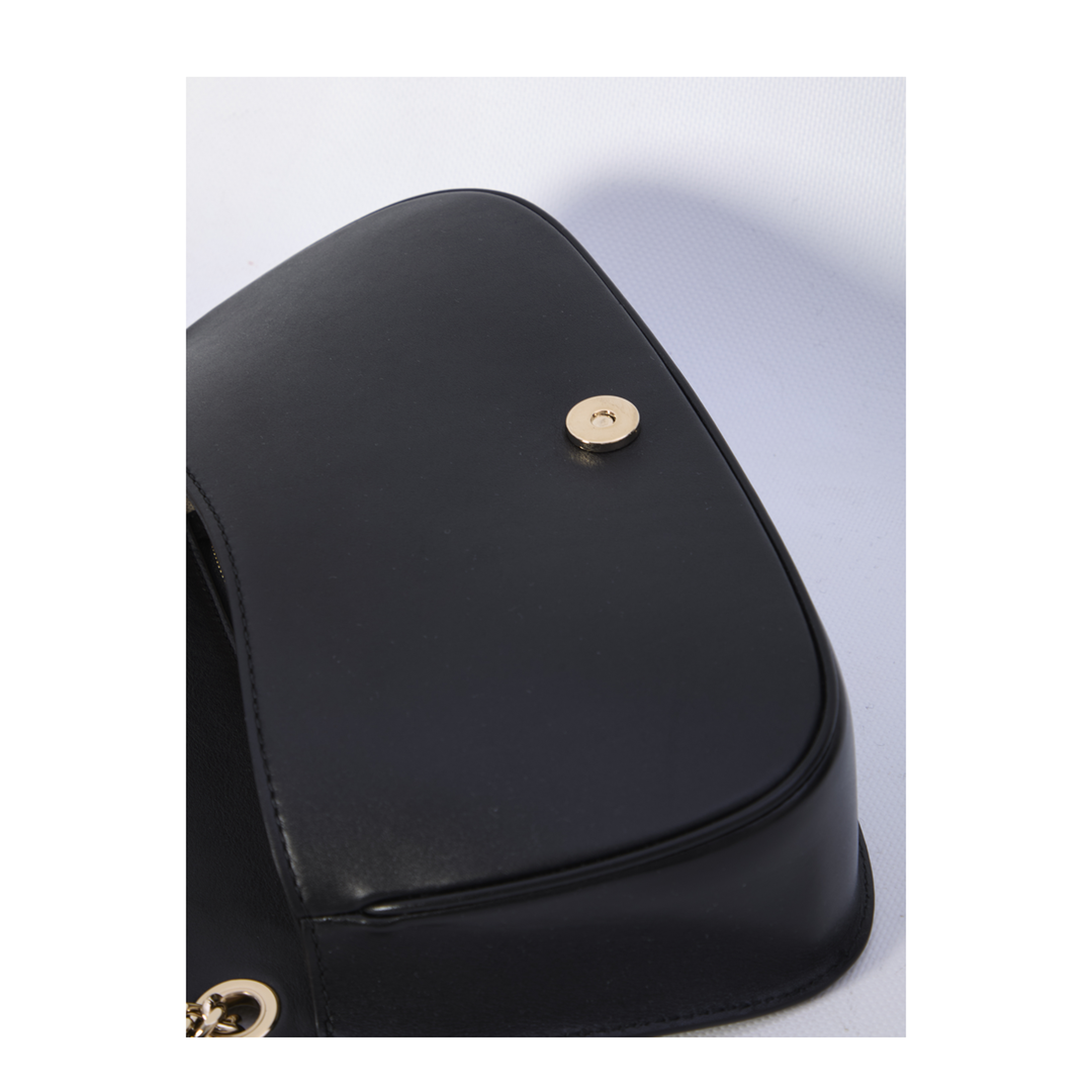 Blondie Medium Leather Shoulder Bag - Black