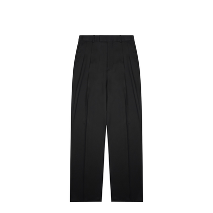 Silk Blend Tailored Pants