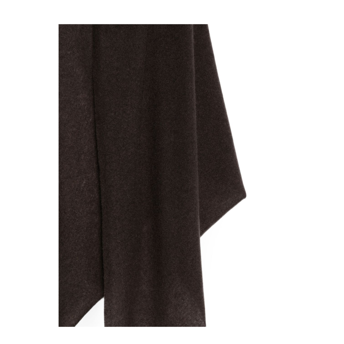 MAYFEYR - Faliero Sarti - Brown Cashmere Asymmetric Hem Scarf - 050269093