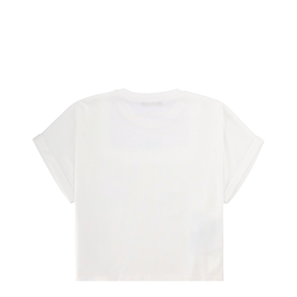 MAYFEYR - Balmain - Cropped T-Shirt With Logo - GF1EE005BD40GXF