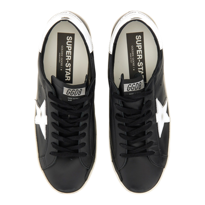Super-Star Black White Leather