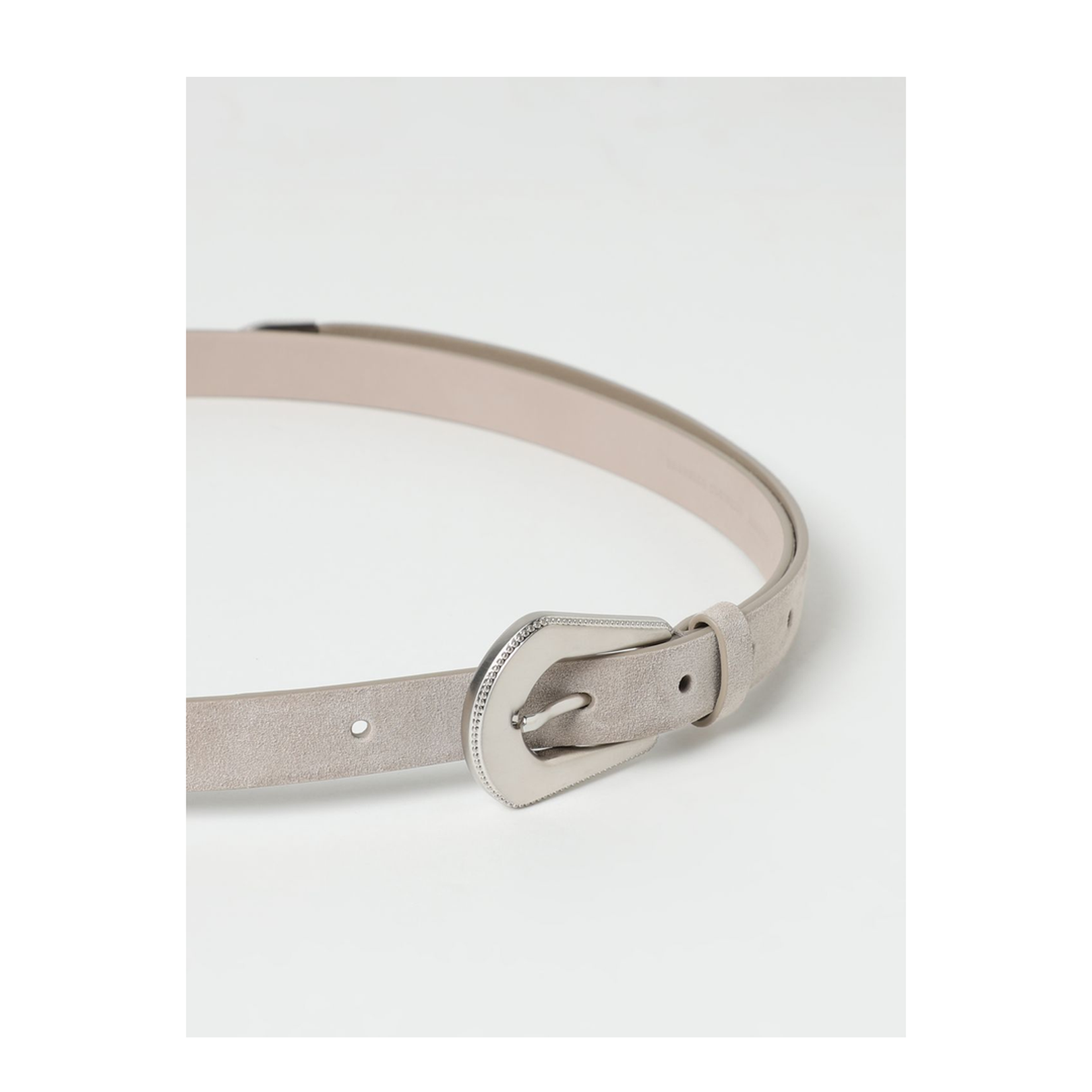 Western Belt in Suede Calfskin