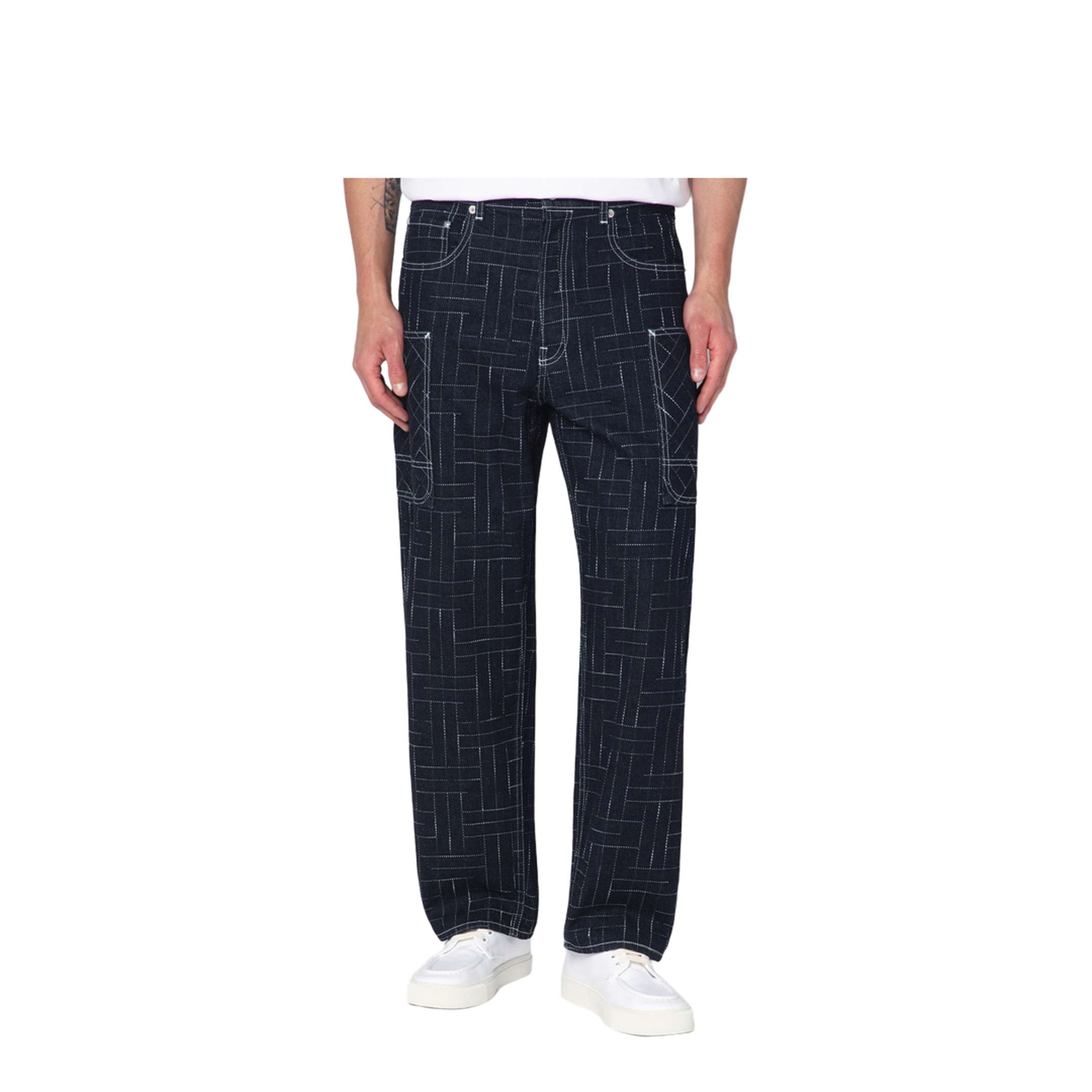 Waves Blue Cargo Jeans