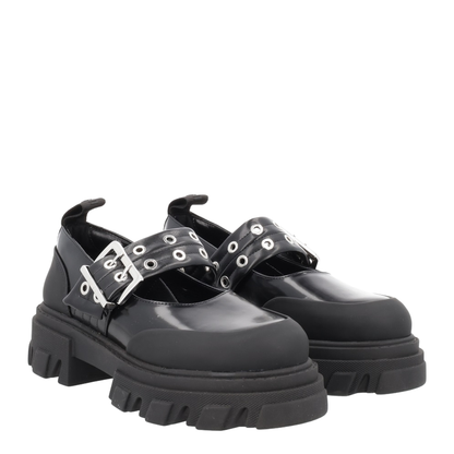 Ballerina with Logo Buckle