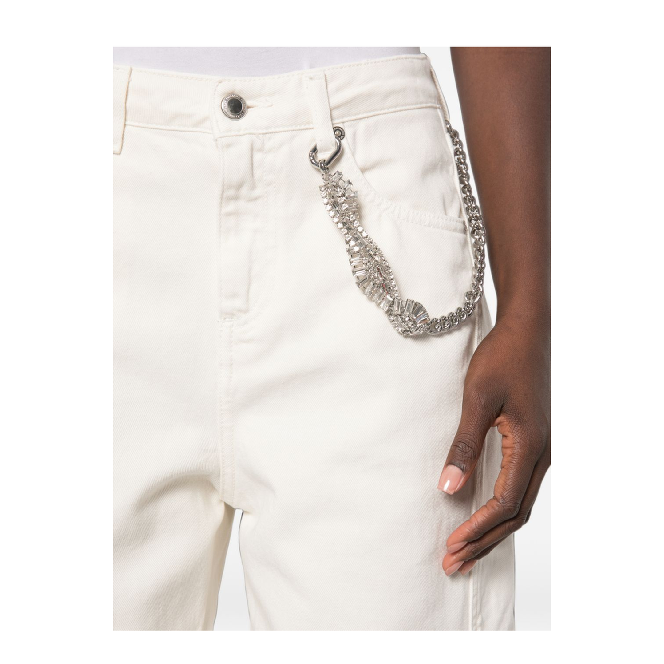 MAYFEYR - Ermanno Firenze - Trousers White - D49EP062EJ0MF333