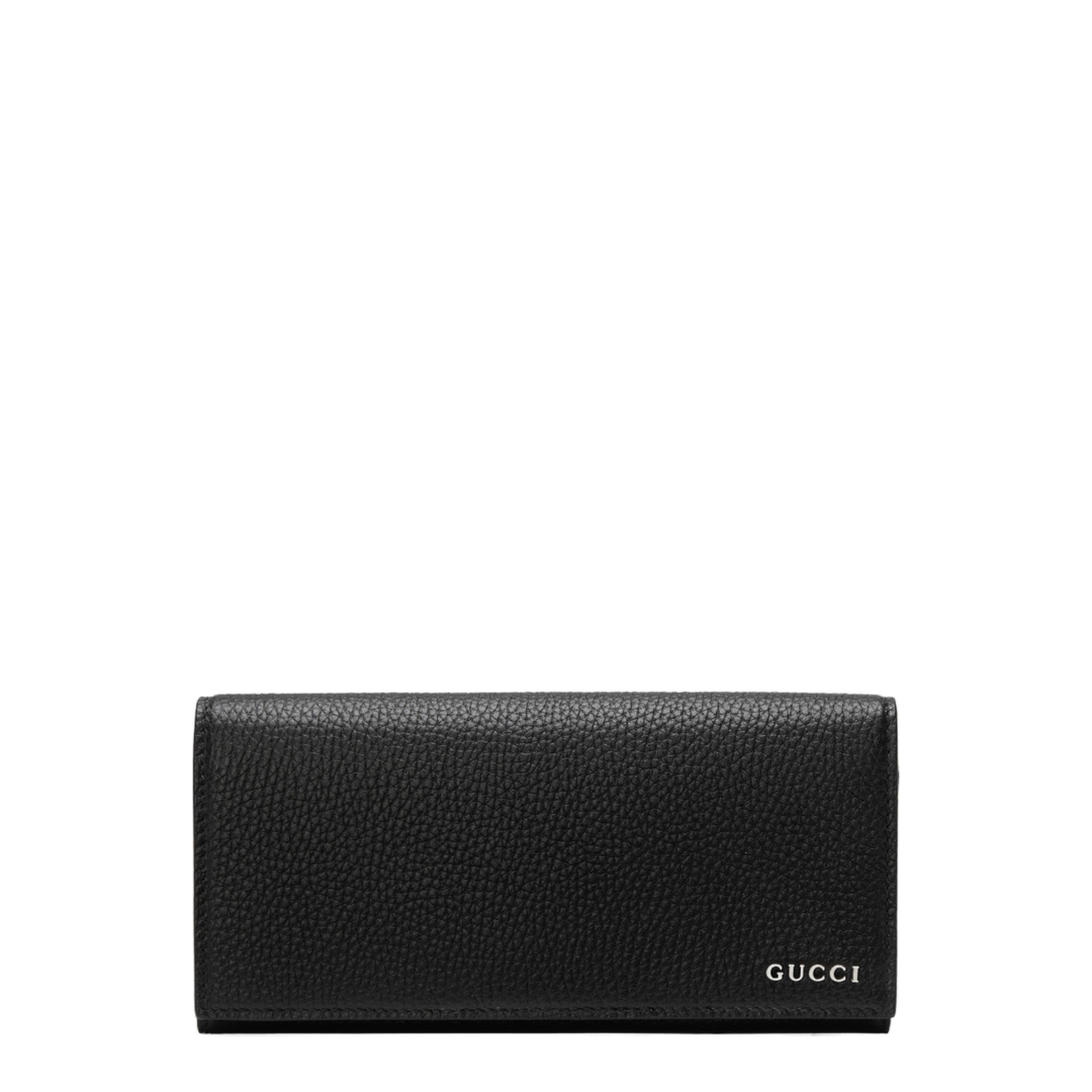 Long Coin Wallet in Black Leather