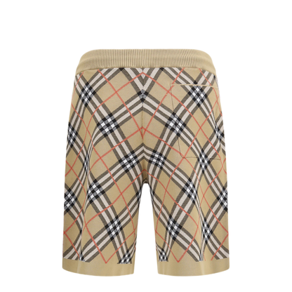 MAYFEYR - Burberry - Check Cotton Blend Shorts - 8127791B9368