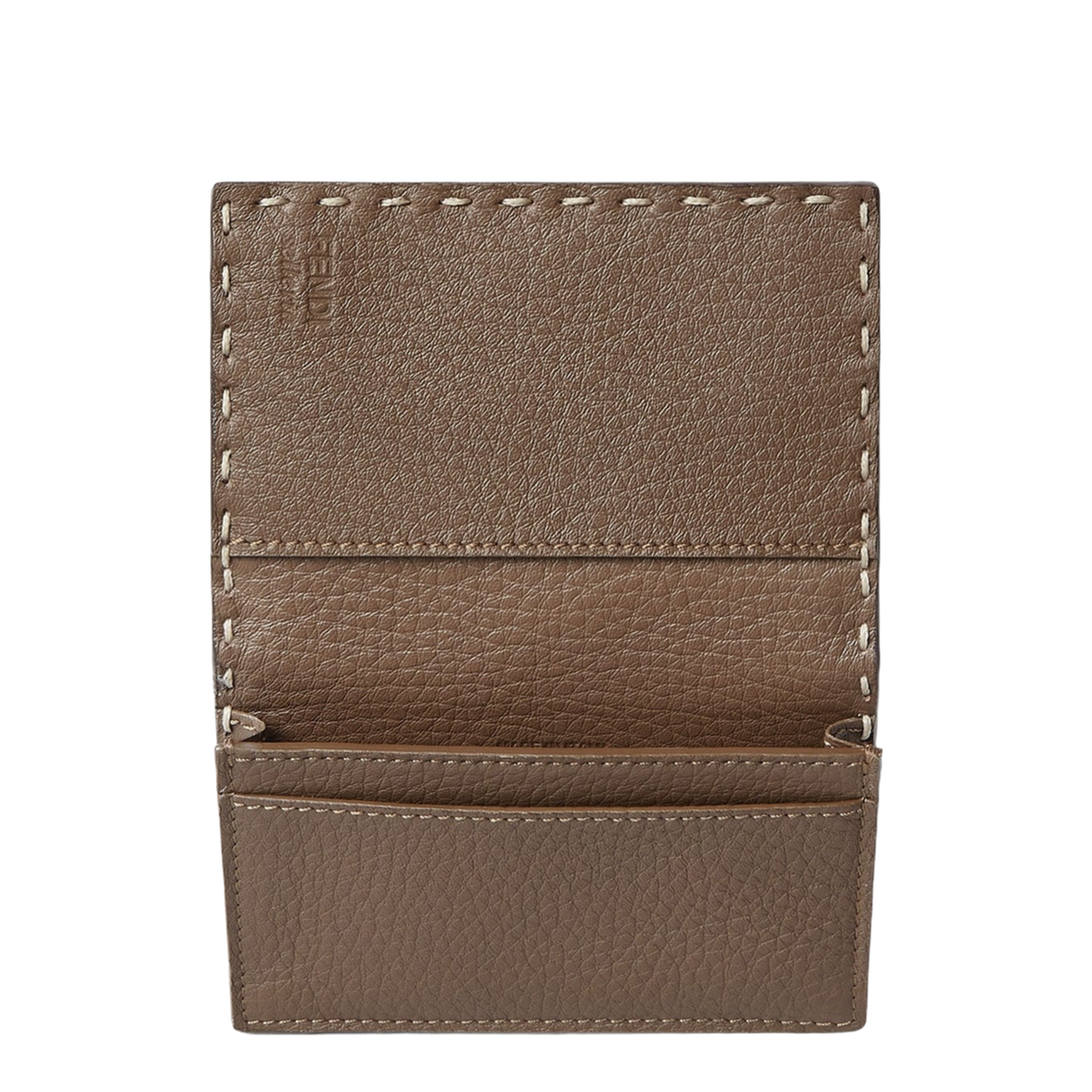 Card Holder Cuoio Romano Leather Brown