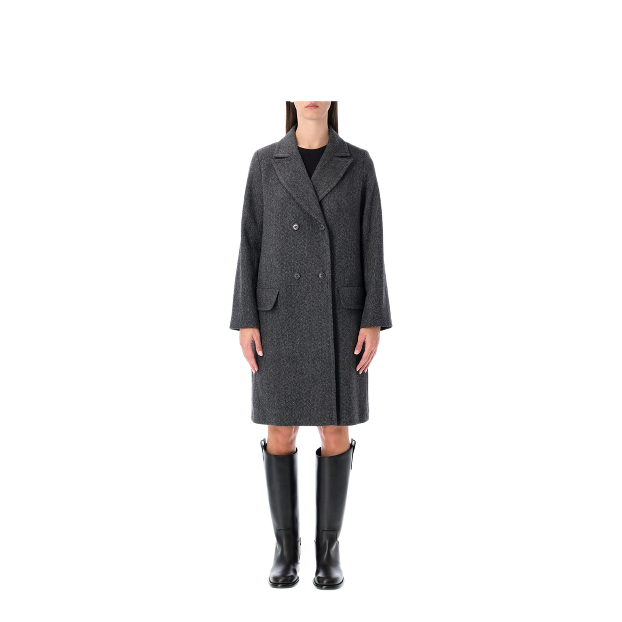 MAYFEYR - A.P.C. - Coats Grey - F01545WOARALAD