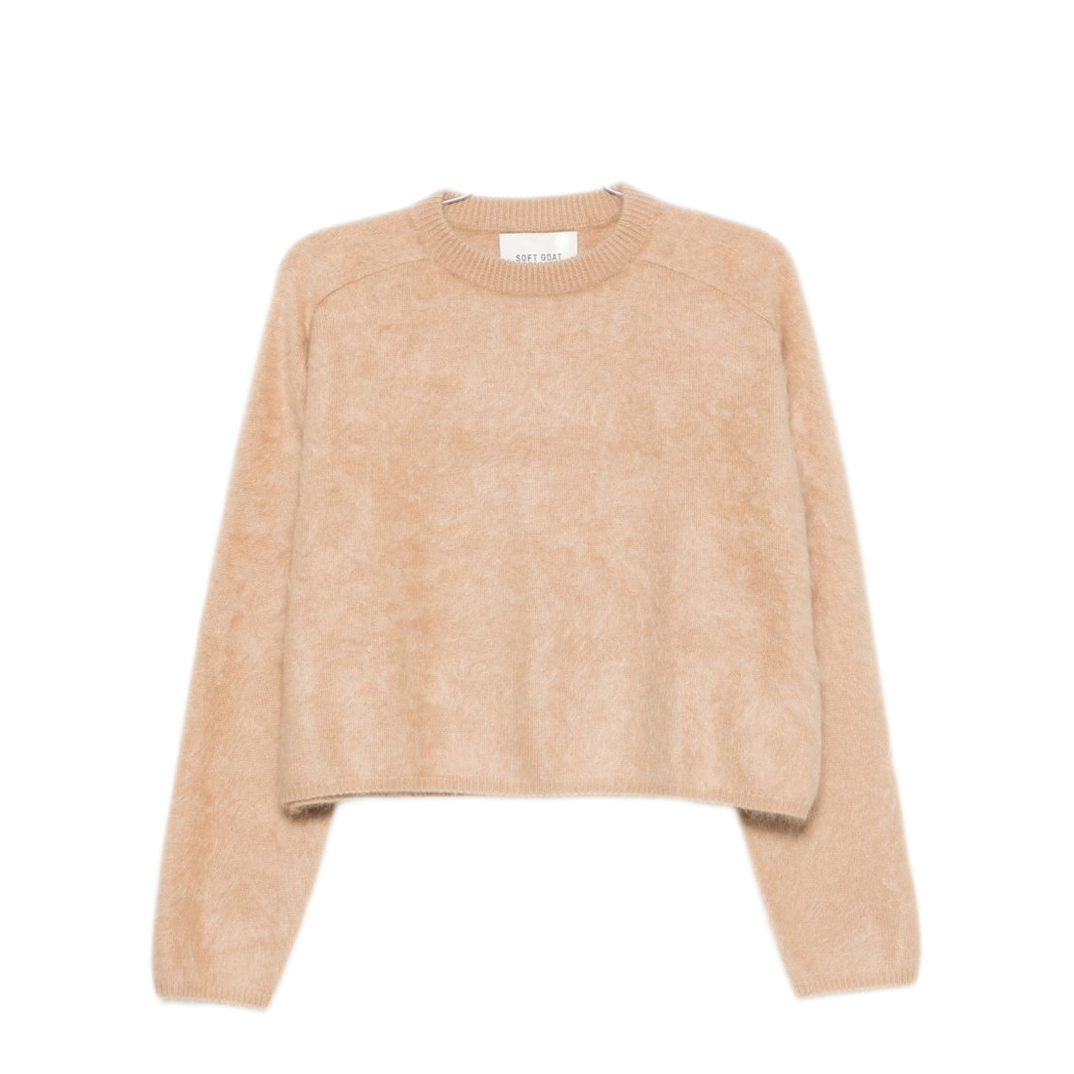 MAYFEYR - Soft Goat - Beige Crewneck Sweater - FW25SF2408412073CAMEL