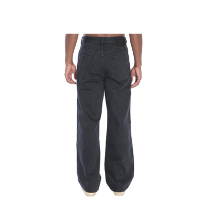 Anagram Baggy Jeans in Denim Black
