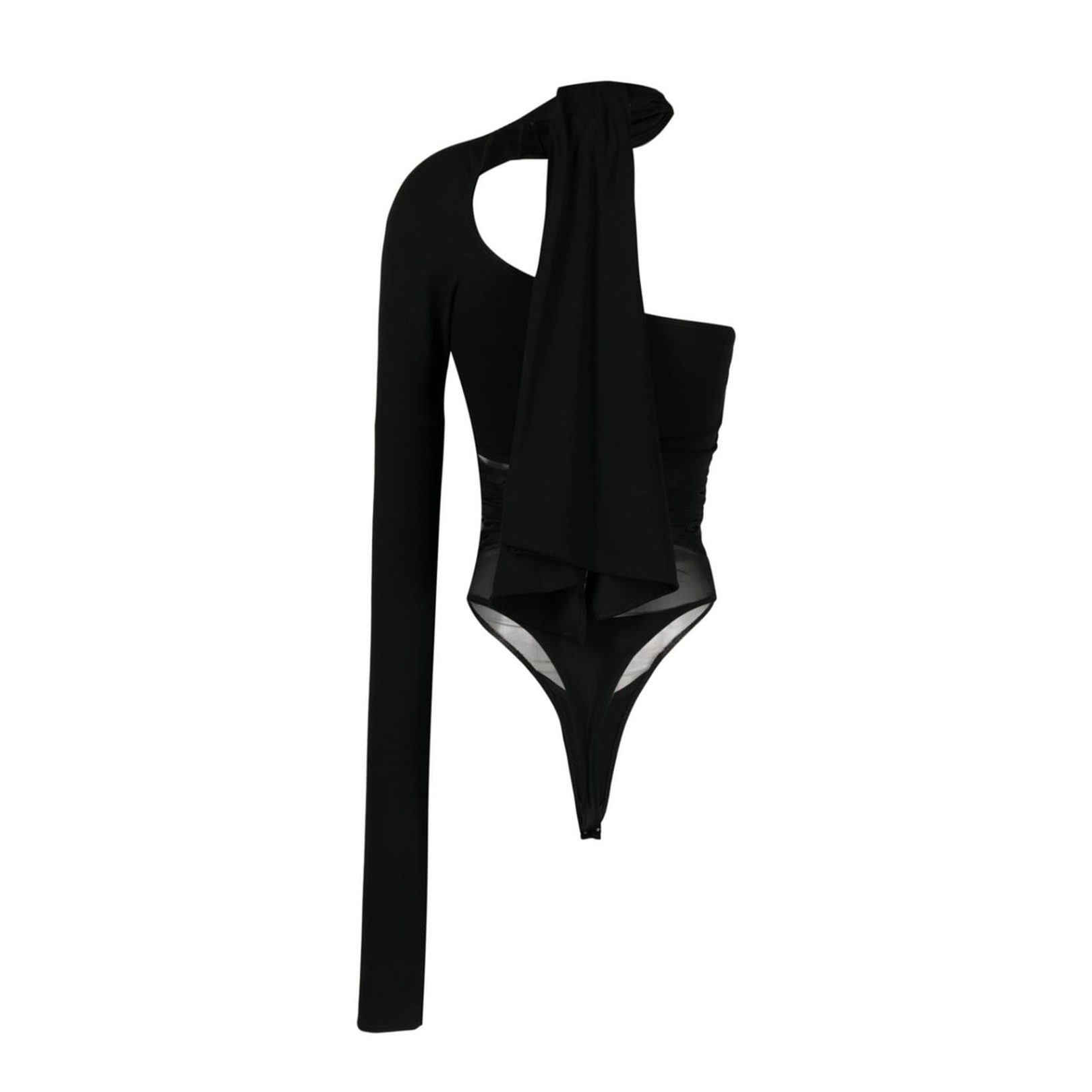 Cut-Out One-Shoulder Bodysuit