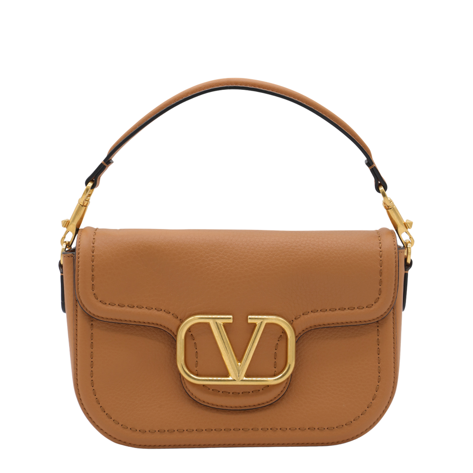 Camel Leather Alltime Shoulder Bag