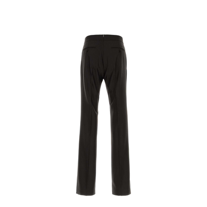 MAYFEYR - Tom Ford - Broken Twill Satin Stripe Flat Front Pants - PLPT06W0172EAR