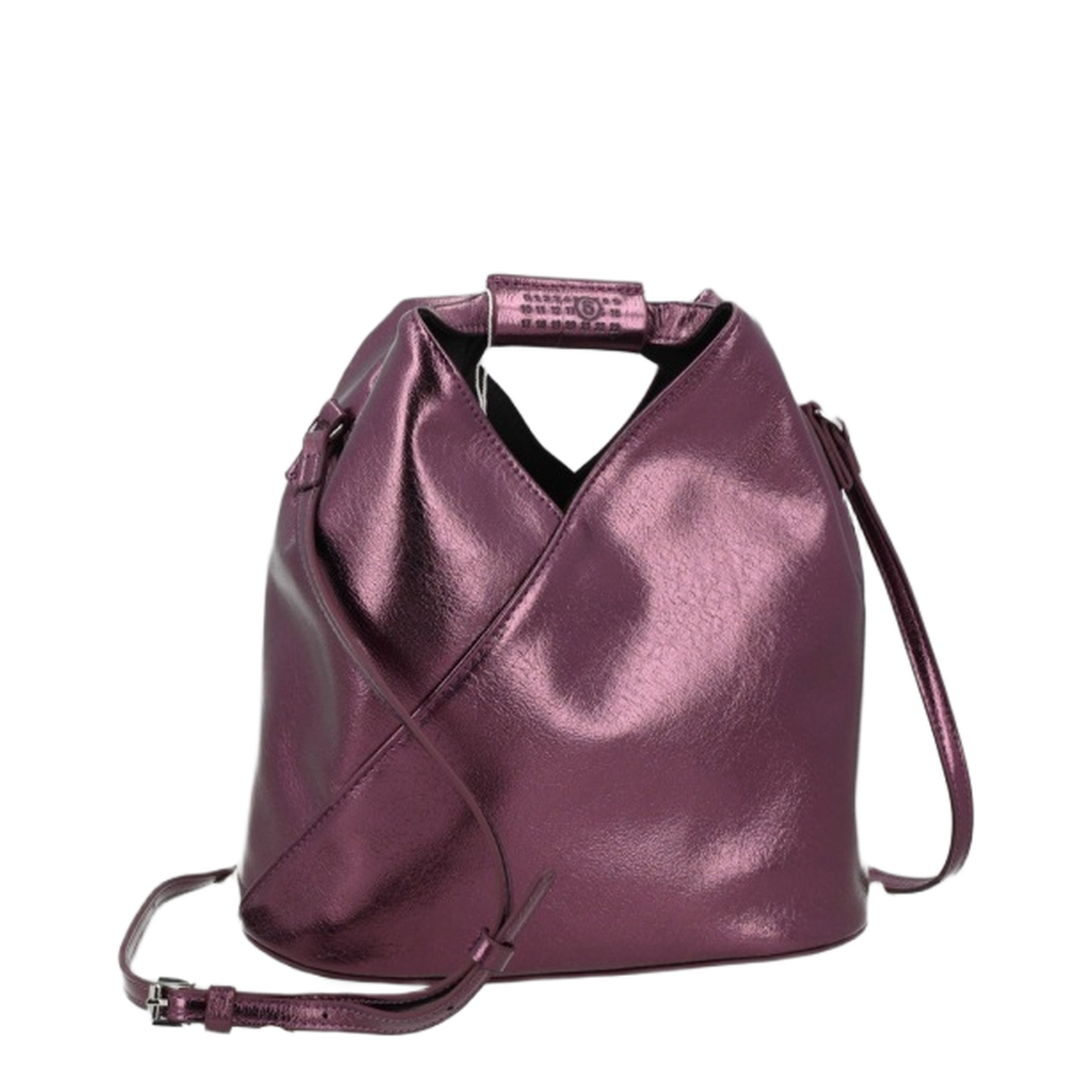 Japanese Polyester Crossbody - Aubergine / Purple