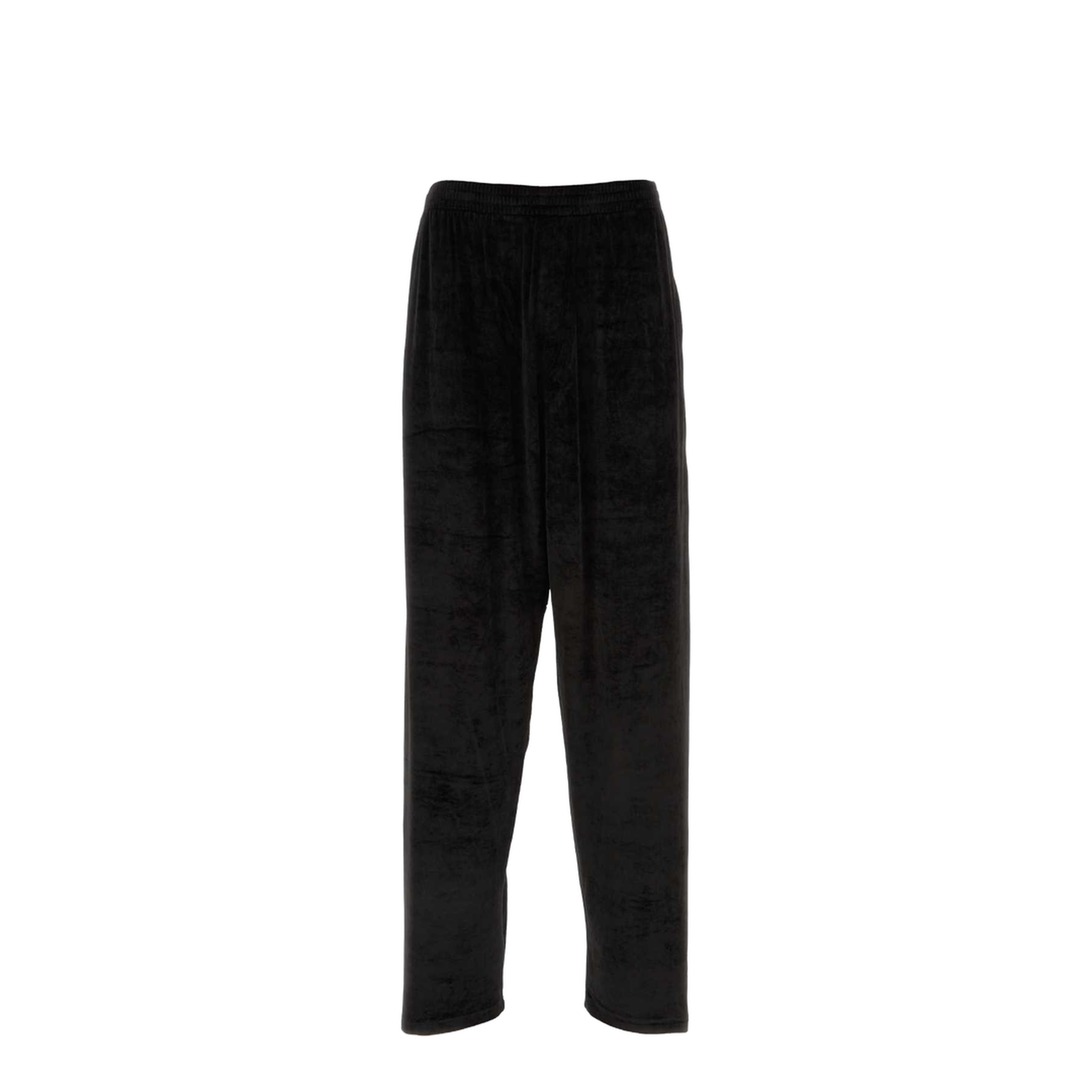 MAYFEYR - Balenciaga - Black Stretch Velvet Baggy Pant - 751017TOVO31000