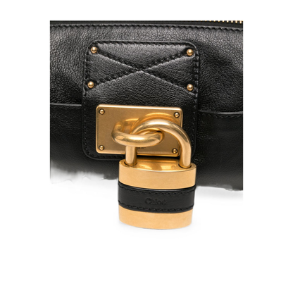 Paddington Grained Buffalo Leather Crossbody - Black