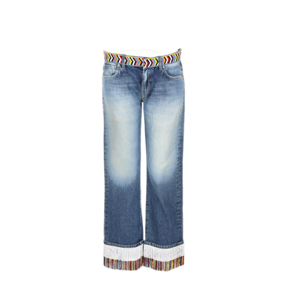 MAYFEYR - Alanui - Jeans Con Decorazione Di Perline - LWYA001R190230219288