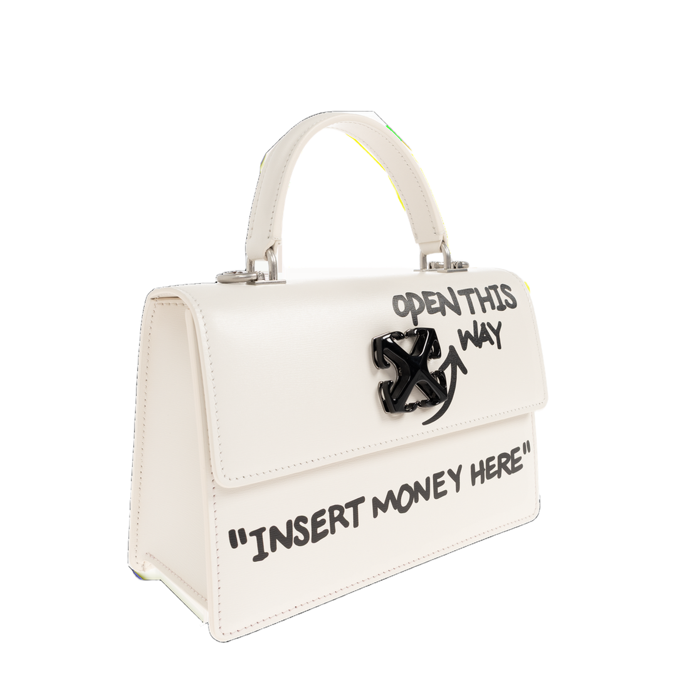 MAYFEYR - Off-White - Handbag ‘Jitney 1.4’ - OWNP062C99LEA0040410