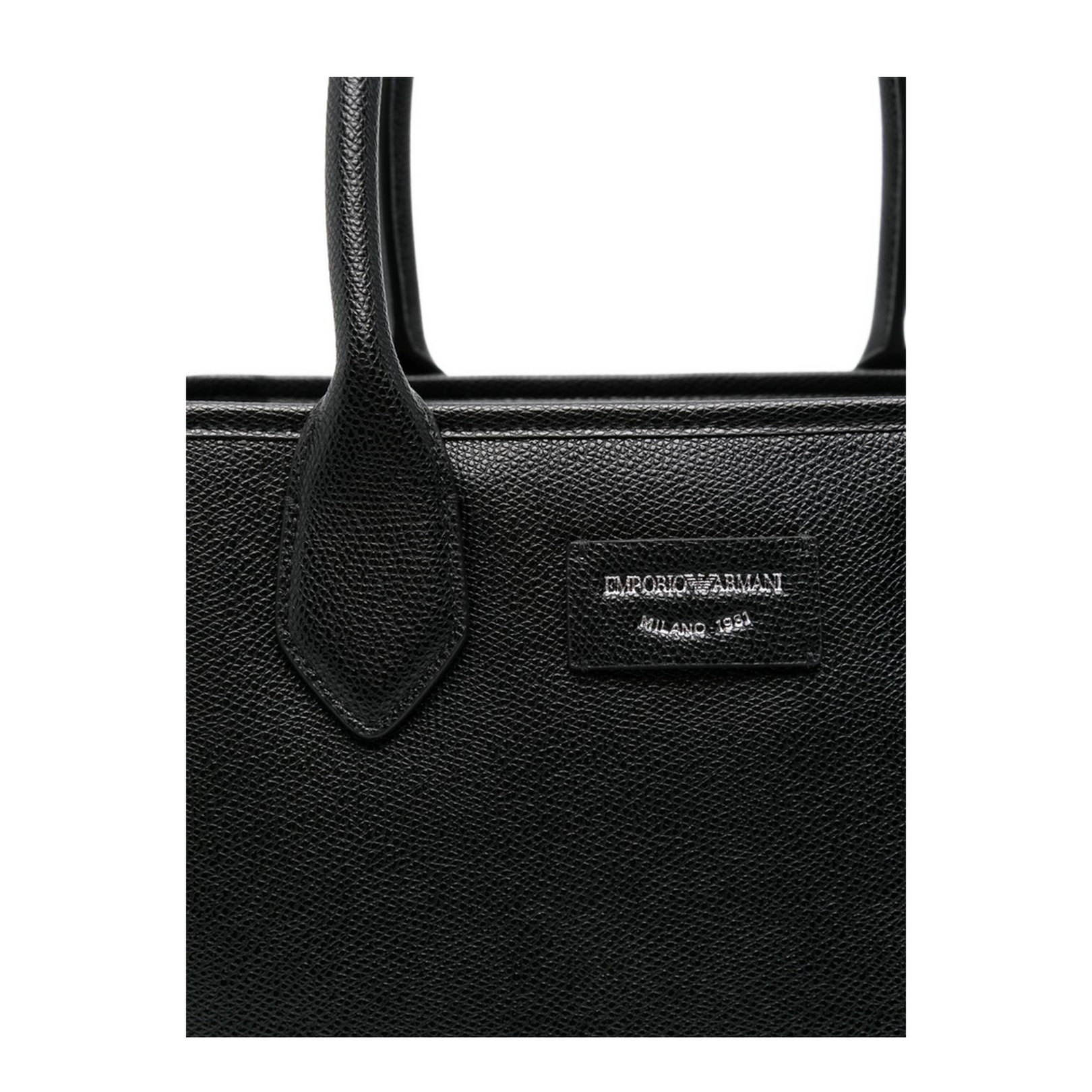 Medium Shopper Bag with Palmellato Finish