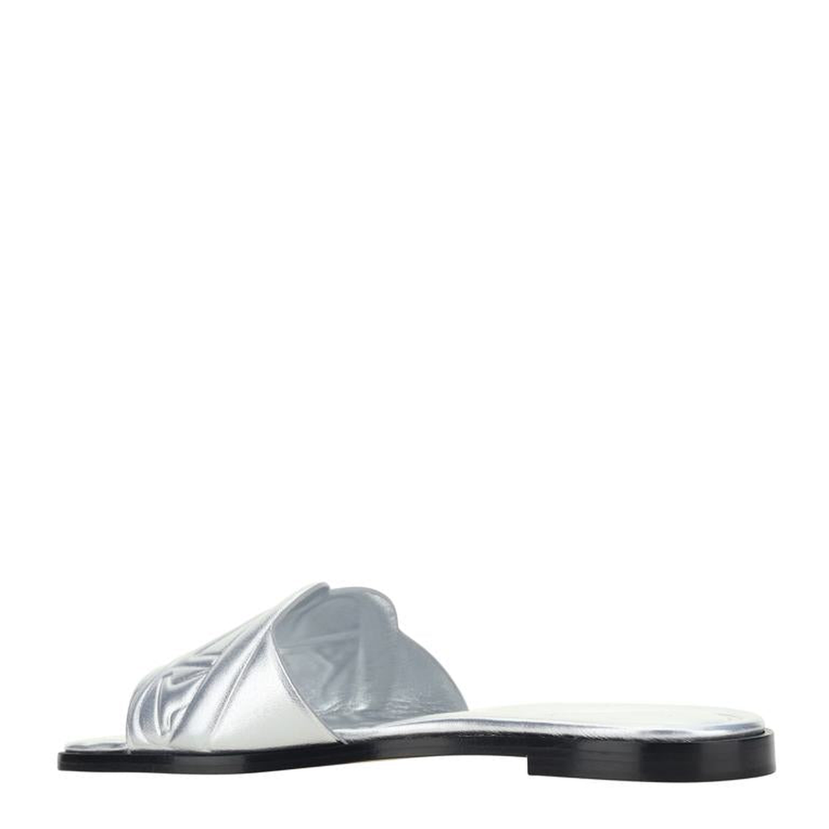 MAYFEYR - Alexander Mcqueen - Silver Leather Slippers - 780714WIF138100