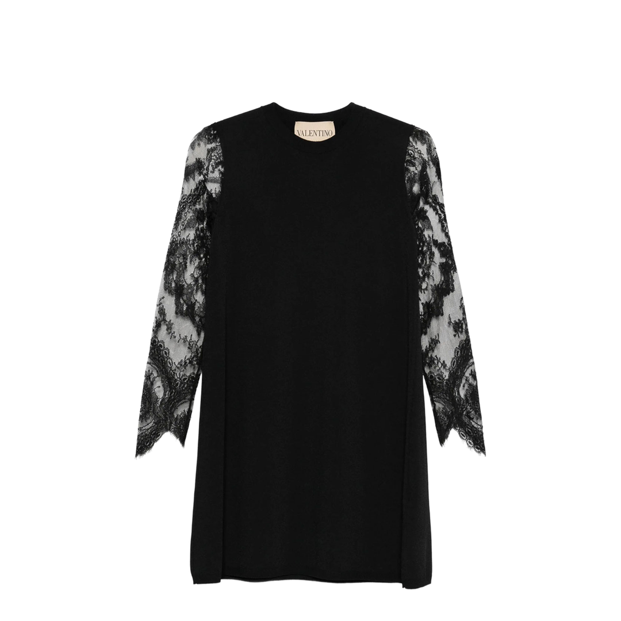 MAYFEYR - Valentino - Lace-Sleeve Mini Dress - BKD15WAC3