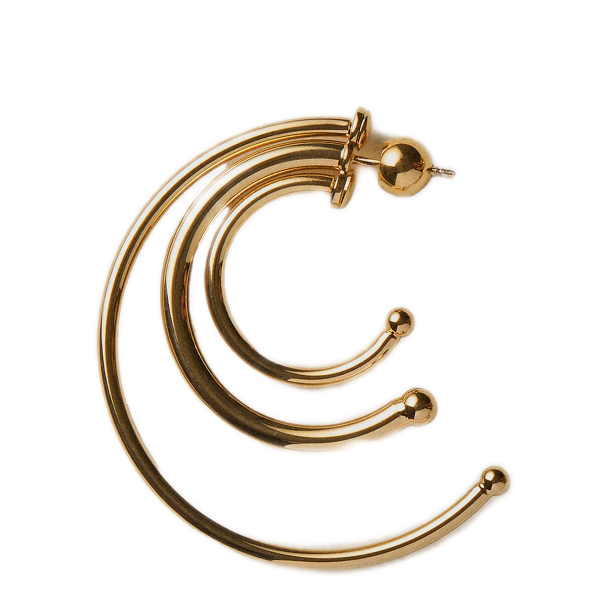MAYFEYR - Panconesi - Pierced Solar Hoops Earrings Small - F26EA016P