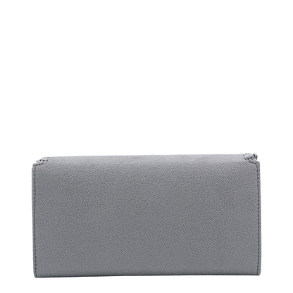 Falabella Continental Wallet With Chain - Light Grey