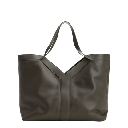 Large Tote in Smooth Leather