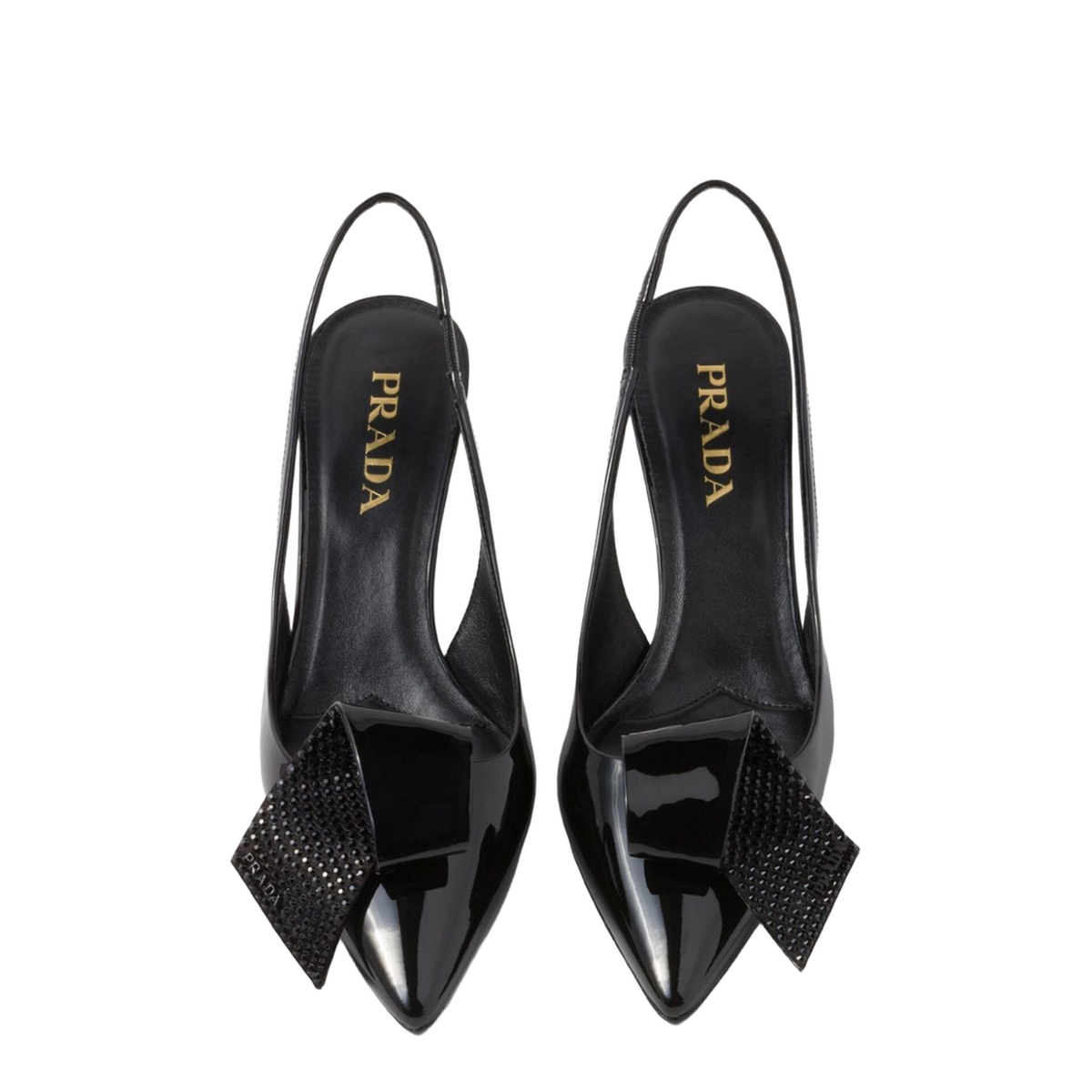 55mm Crystal-Embellished Slingback Pumps