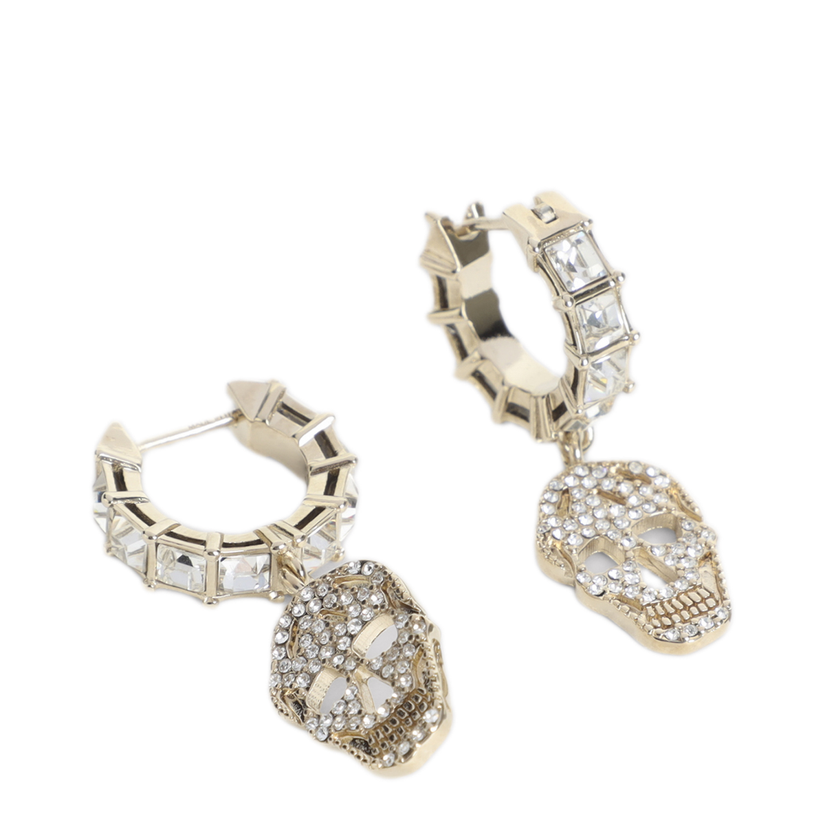 MAYFEYR - Alexander Mcqueen - Pav Skull Earrings - A0009EJ16GS1953