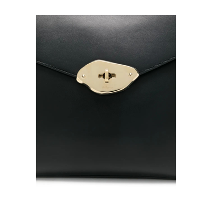 Lana Chain Shoulder High Gloss Leather