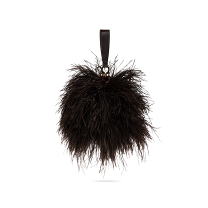 MAYFEYR - Ferragamo - Ostrich Feather Bag - 21A673CLUTCH796620TMORO