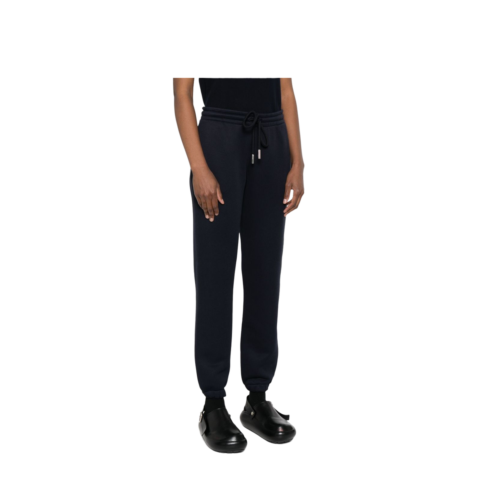 Navy Blue Elasticated Drawstring Waistband Pants