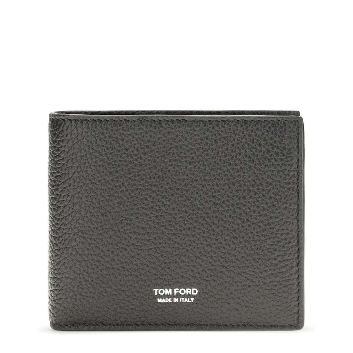 Tom Ford Grained Leather Bifold Wallet - Black