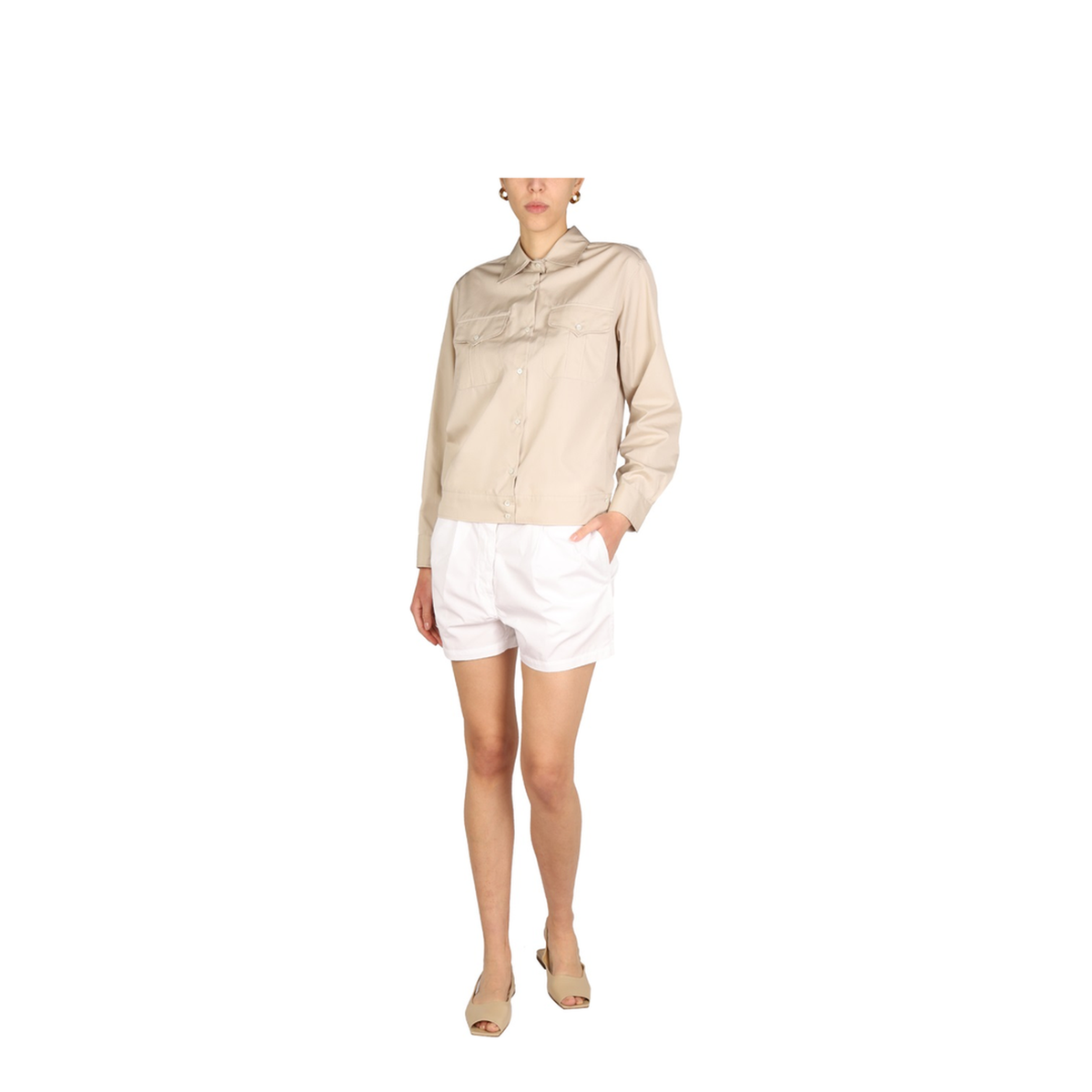 MAYFEYR - ASPESI - Poplin Shirt - 5411C11807076